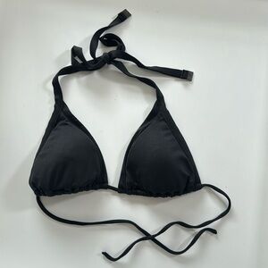Black Seafolly triangle bikini top size U.S. 8